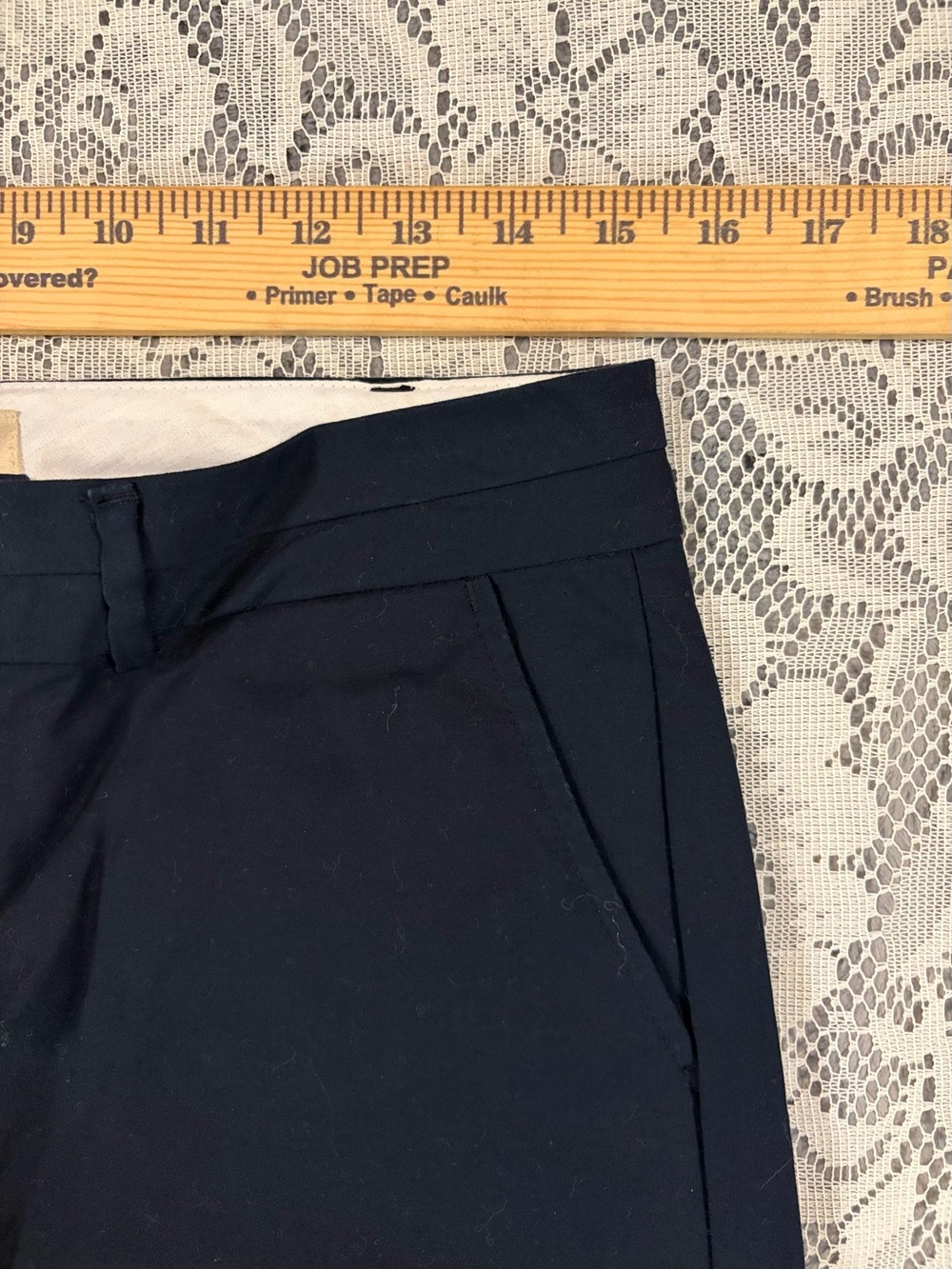 Banana Republic Striped Seersucker Bermuda Shorts & Navy Bermuda Shorts - Picture 4 of 16
